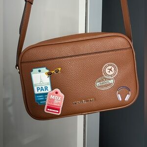 Michael Kors Brown JetSet Crossbody Bag